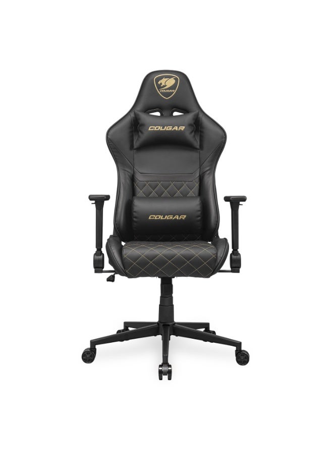 COUGAR ARMOR ONE V2 GOLD Gaming Chair -Black - Image 1